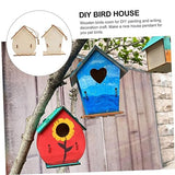 Abaodam 1 Set Bird House Crafts for Kids Ages 4-8 Unfinished Wood Birdhouse Paint Your Birdhouse Easter Crafts for Kids Ages 8-12 Hanging Birdhouse Abaodam