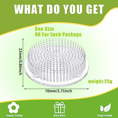 Waydress Plastic Flower Frog Pin Holder Clear Flower Arranger Frog Christmas Gift for Flower Arrangement Enthusiast Japanese Decoration Floral Waydress