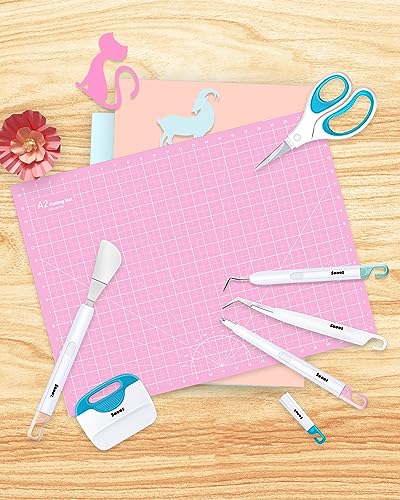 Sooez Weeding Tools for Vinyl, 6PCS Basic Tools Set for Cricut, Precision Craft Vinyl Tool Kit, Scoring - WoodArtSupply