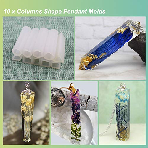 LET'S RESIN 30pcs Resin Jewelry Molds, Jewelry Molds for UV Resin, Resin Silicone Molds kit with Bracelet Molds,Pendant Molds,Ring Molds for Epoxy LET'S RESIN