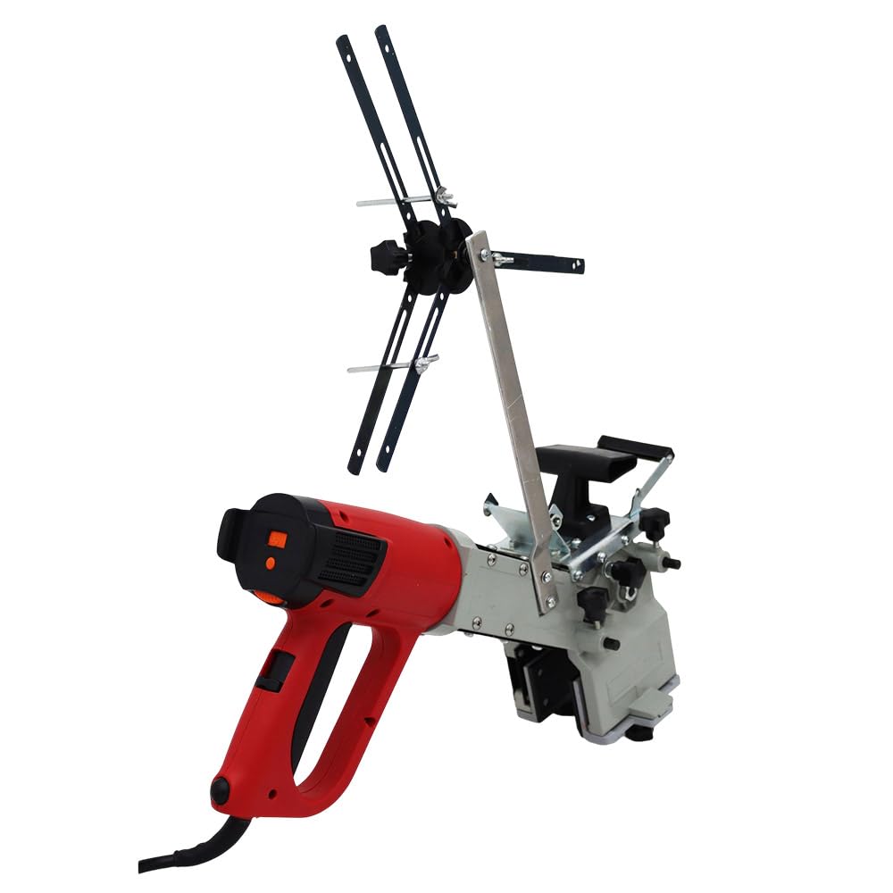 PreAsion 220V Woodworking Curve Straight Manual Edge Bander Small Portable Edge Banding Machine 2000W Woodworking Edge Banding Machine PreAsion