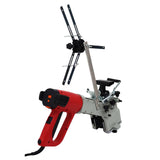 PreAsion 220V Woodworking Curve Straight Manual Edge Bander Small Portable Edge Banding Machine 2000W Woodworking Edge Banding Machine PreAsion