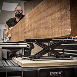 Trend Set of 2 Adjustable Miter Saw Roller Stand, 140 lbs Capacity and Height Adjustment from 2 inches to 6.3 inches, R/STAND/A/2 TREND