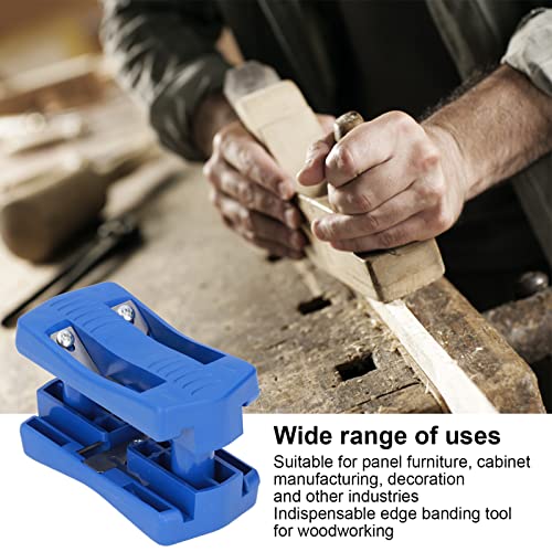 Edge Banding Trimmer Machine Kit, Edge Band Cutter Manual Trimming Woodworking Tool for Bend Melamine Board, Veneer, Plastic, PVC Hilitand