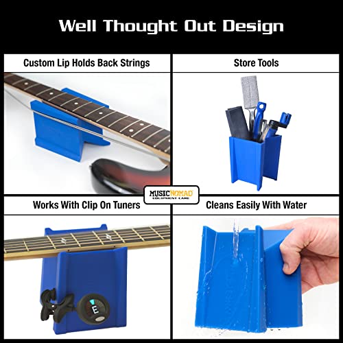 MusicNomad Cradle Cube, Neck Rest & Support for Electric, Acoustic, & Bass Guitar, (MN206) MusicNomad