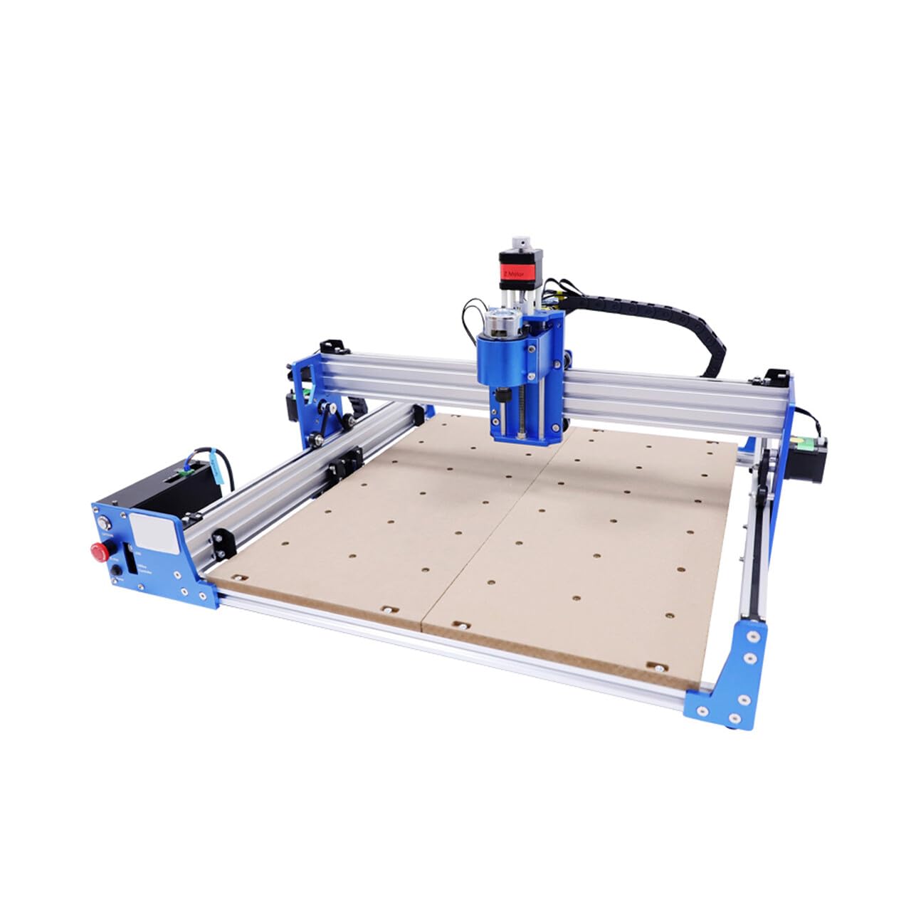 CNC Router Machine, 100 W Desktop CNC Machine Working Area 400 X 400 X 83mm Industrial-Grade Chip and 75W High-Power Spindle Motor Rotation Speed - WoodArtSupply