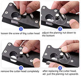 szhdxsy, Wood Planar carpenter's edge trimming tool, suitable for manual chamfering and planing of wood quick trimming,for Quick Edge Trimming and WoodArtSupply