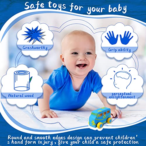 Chivao 24 Pcs Wood DIY Car Toys, Unfinished Wooden Cars, Paintable Wood Toys, Wooden Crafts for Students Home Activities Craft Projects Easy Chivao