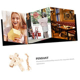 50 Sets Blank Cross Wood Piece Wood Crafts Woody Decorations for Home Cross Wood Slices Wood Cross Ornaments Unfinished Wood Cross Unfinished Wooden SEWACC