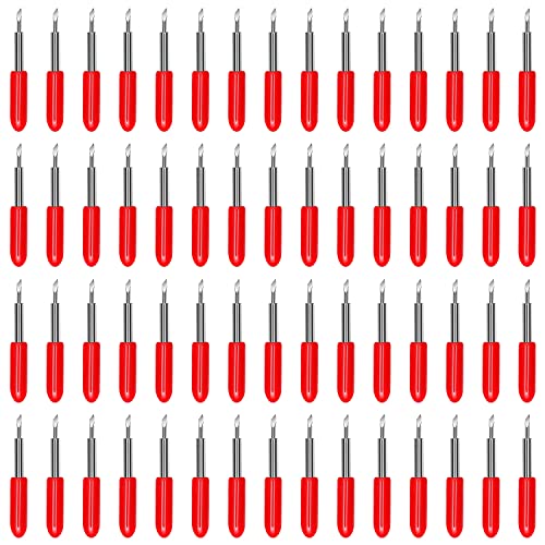 CJRSLRB 60Pcs Replacement Cutting Blades for Cricut Explore Air 2 /Air 3/Maker/Maker 3/Expression, 45 Degree Standard Fine Point Blade for Most Vinyl CJRSLRB