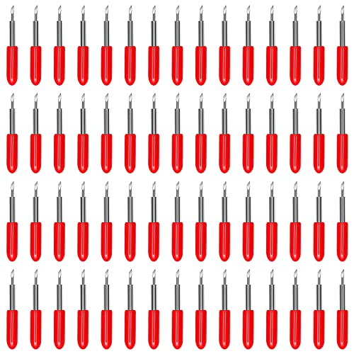 CJRSLRB 60Pcs Replacement Cutting Blades for Cricut Explore Air 2 /Air 3/Maker/Maker 3/Expression, 45 Degree Standard Fine Point Blade for Most Vinyl - WoodArtSupply