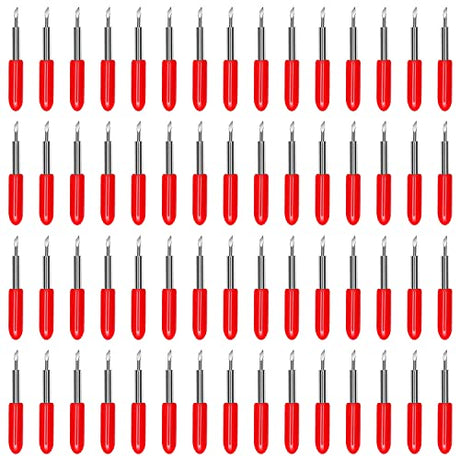 CJRSLRB 60Pcs Replacement Cutting Blades for Cricut Explore Air 2 /Air 3/Maker/Maker 3/Expression, 45 Degree Standard Fine Point Blade for Most Vinyl CJRSLRB