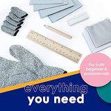 26-Pieces Wood Carving Tools Kit for Beginners, Professionals, Super Sharp High Carbon Wood Carving Knife Set, Whittling Kit for Multipurpose Bright Hobby