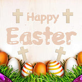 30pcs Mini Cross Wood DIY Crafts Cutouts 2" Wooden Cross Shaped Hanging Ornaments with Jute Twines Gift Tags for Easter Halloween Holiday Party Creaides