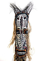 OMA Good Luck Tiki God Wood Carved African Statue Masai Figures Polynesian, Large Size Brand OMA