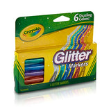 Crayola Glitter Markers 6ct Crayola