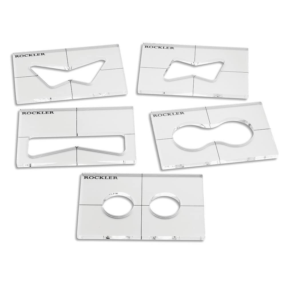 Specialty 2 Bow Tie Inlay Template Set ROCKLER