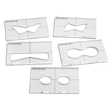Specialty 2 Bow Tie Inlay Template Set ROCKLER