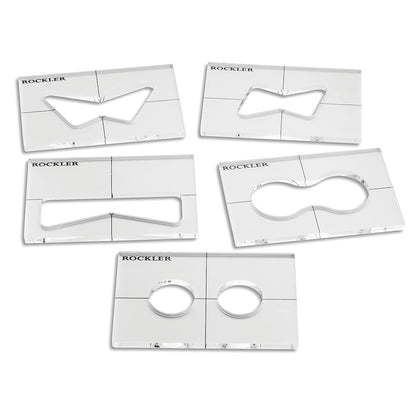 Specialty 2 Bow Tie Inlay Template Set