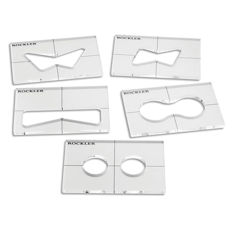 Specialty 2 Bow Tie Inlay Template Set ROCKLER