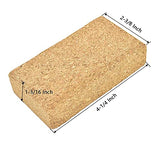 EMILYPRO Cork Sanding Blocks 4-1/4"x 2-3/8" x 1-3/16" Hand Sanding Tool for sandpaper - 3pcs EMILYPRO