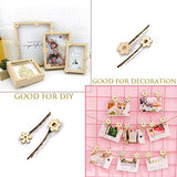 UR URLIFEHALL 100 Pcs Plum Bossom Wood Cutouts Ornaments Unfinished Laser Cut Flower Wooden Paint Crafts for Scrapbooking Crafts Homemade Gifts UR URLIFEHALL