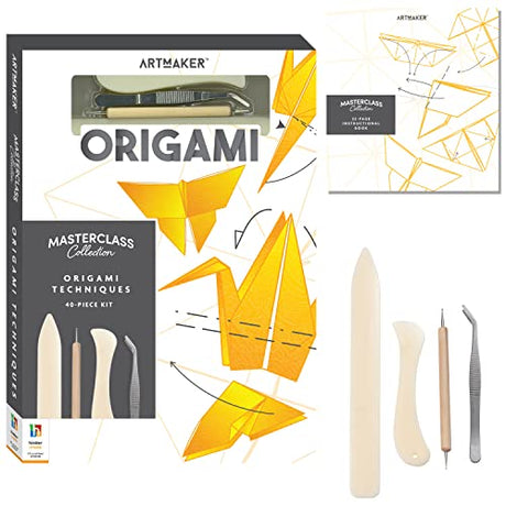 Hinkler Art Maker Masterclass Collection: Origami Techniques Kit - Beginner to Advanced Origami - Japanese Art - Origami Guide - Craft Kits - Arts Hinkler