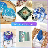 KISREL Resin Molds Silicone Kit 12PCS, Epoxy Resin Molds, Resin Mold Including Cube, Pen Container, Pyramid, Ashtray, Tray, Love, Round, Square, KISREL