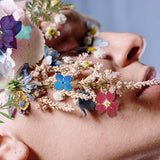 CONVELIFE Dried Flowers for Resin, 120pcs Natural Flowers and Leaves Compressed, Vacuum Packed DIY Dried Flowers for Epoxy, Jewelry, Candles, Soap, CONVELIFE