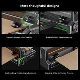 xTool Automatic Conveyor Feeder for xTool P2 55W Co2 Laser Cutter, Partner for Accurately Automatic Engraving and Cutting on Larger Area up to xTool