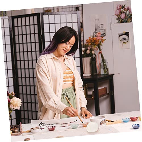 EXCEART 8pcs Painting Stone White Decor River Rocks Smooth Painting Rocks Painting Kindness Rocks Bundle River Kids Decor Painting Pebbles EXCEART