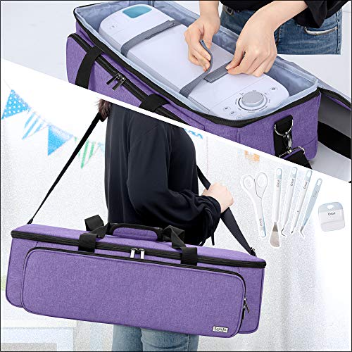 LUXJA Carrying Bag Compatible with Cricut Die-Cutting Machine and Supplies, Tote Bag Compatible with Cricut Explore Air (Air2) and Maker (Bag Only, - WoodArtSupply