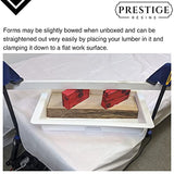 Epoxy Mold – 10 x 18 in≈ -River Table Reusable Molds - 3" Tall Solid HDPE 3/8" Thick Casting Reusable Mold for River Table, Charcuterie Board, Prestige Resins