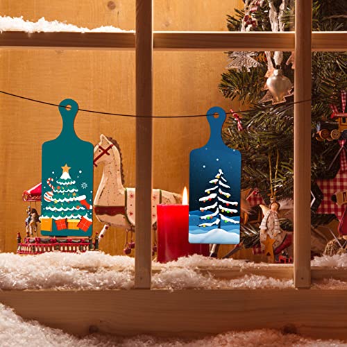 48 Pieces Mini Wooden Cutting Board With Handle Paddle Small Cheese Chopping Kitchen Board Wooden Cooking Serving Charcuterie Board For Kitchen Decor patscorai