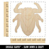 Giant Water Bug Aquatic Insect Unfinished Wood Shape Piece Cutout for DIY Craft Projects - 1/4 Inch Thick - 6.25 Inch Size Sniggle Sloth