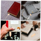 FUNOMOCYA 20pcs Wooden Bookmark Crafts Tags Bookmarks Unfinished Bookmark Unfinished Wood Bookmark Wood Bookmark Blank Wooden Blank Bookmark FUNOMOCYA