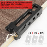 Woodworking Edge Trimmer, 3 Blades Chamfer Plane Edge Plane Edge Banding Trimmer Veneer Edge Trimmer Edge Chamfer Burr Scraper for Woodworking Edge VBESTLIFE