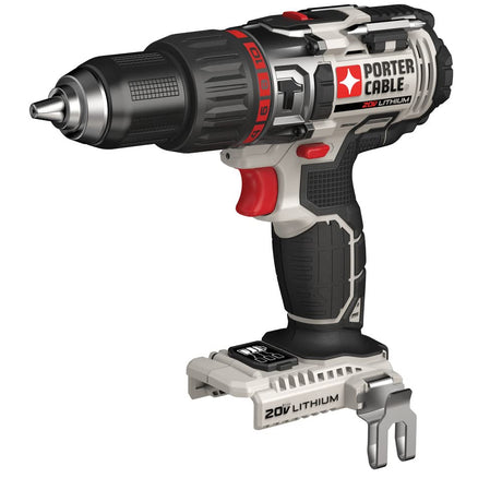 PORTER-CABLE 20V MAX* Hammer Drill, Tool Only (PCC620B),Black Gray PORTER-CABLE