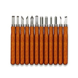 Wood Carving Tools Kit - 12 Pcs Super Sharp and Durable Wood Carving Knife Set for Beginners, Professionals, Hobbyists, Artists, and Sculptors - JIAN