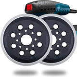 Tockrop 2 Pack 5 Inch 8 Hole Hook & Loop Replacement Sander Pad for 5" Bosch ROS20VS, ROS20VSC, ROS20VSK, ROS20, ROS10 Random Orbit Sander Sanding Tockrop