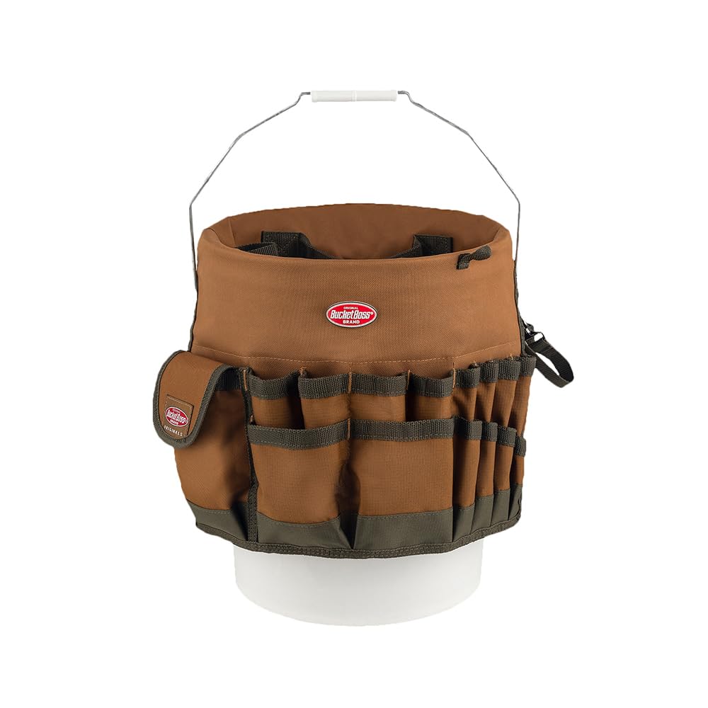 Bucket Boss The Bucketeer Bucket Tool Organizer in Brown, 10030 - WoodArtSupply