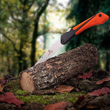 Folding Saw, 8 Inch Rugged Blade Hand Saw, Best for Camping, Gardening, Hunting | Cutting Wood, PVC, Bone, Pruning Saw with Ergonomic Non-Slip Handle Coher