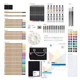 KINGART Ultimate Series Mixed Media Set - Set of 128 KINGART