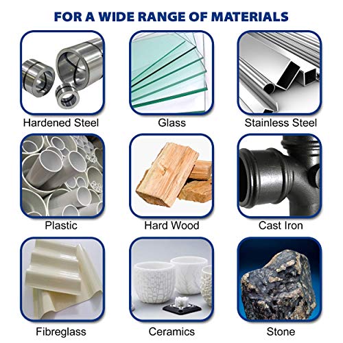 Carbide Burr 1/4" Shank, SC-5 Tungsten Double Cut Rotary Die Grinder Bits - Cutting Burrs for Milwaukee, Dewalt and Makita Die Grinder Accessories - TaitaTools