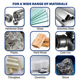 Carbide Burr 1/4" Shank, SL-4 Tungsten Double Cut Rotary Die Grinder Bits - Cutting Burrs for Milwaukee, Dewalt and Makita Die Grinder Accessories - TaitaTools