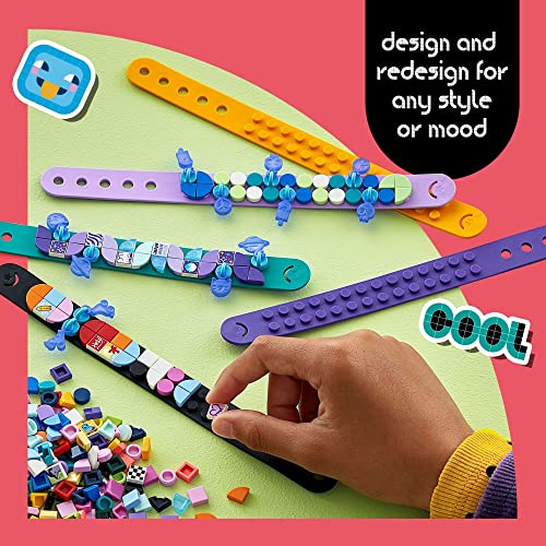 LEGO DOTS Bracelet Designer Mega Pack 41807, 5in1 DIY Creative Toy, Friendship Jewelry Making Kit for Girls & Boys, Birthday Gift - WoodArtSupply