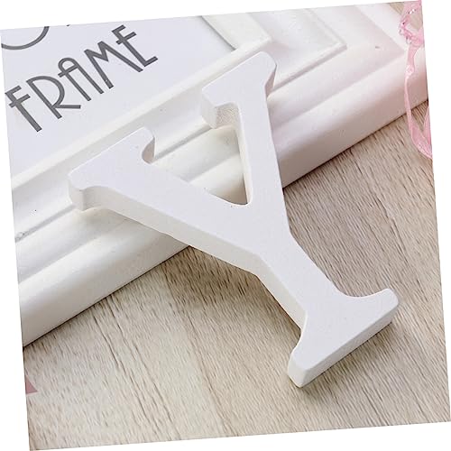 ABOOFAN Unfinished Wood Letters Kids Bedroom Letter Sign Wood Letter Symbols Wooden Name Letter Decorative Wood Letter Wedding Table Decorations ABOOFAN