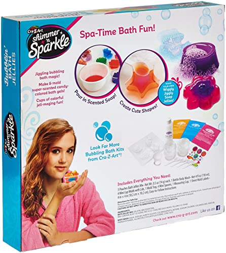Shimmer and Sparkle Make Your Own Bubblin Bath Geleez Cra-Z-Art
