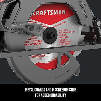CRAFTSMAN Circular Saw, 7-1/4 inch, 15 Amp, Corded (CMES510)