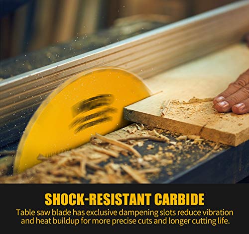 MIDO PROFESSIONAL ABRASIVE 12 Inch Miter Saw Blade 96 Teeth Circular Saw Blade 1" Arbor Table Saw Blade for Purpose Hard & Soft Wood Unique Noise MIDO Professional Abrasive